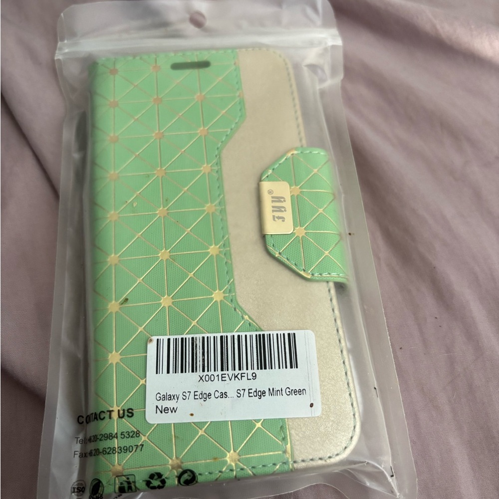 Samsung Galaxy S7 Edge Mint Green Case